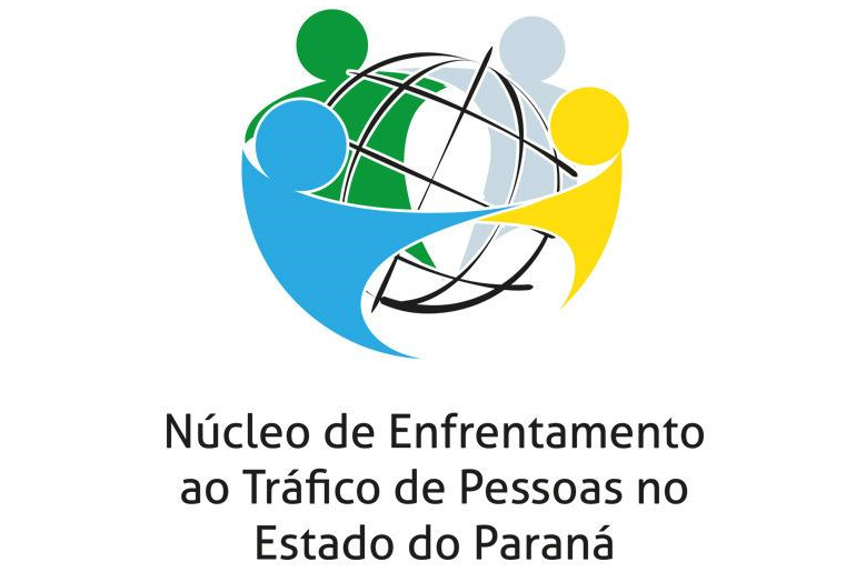 Logomarca do Núcleo de Enfrentamento ao Tráfico de Pessoas